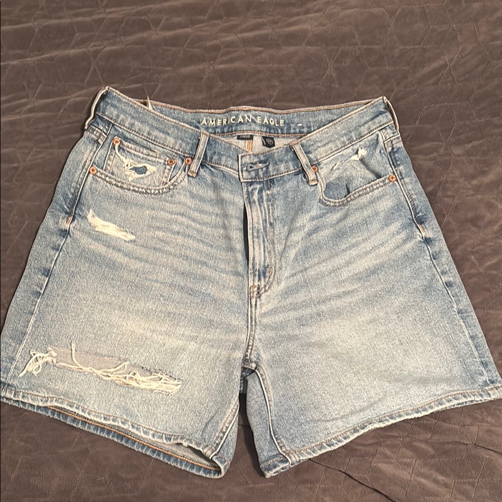 American Eagle Distressed Denim Shorts